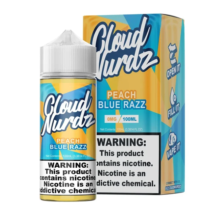 Peach Blue Razz by Cloud Nurdz TFN 100mL