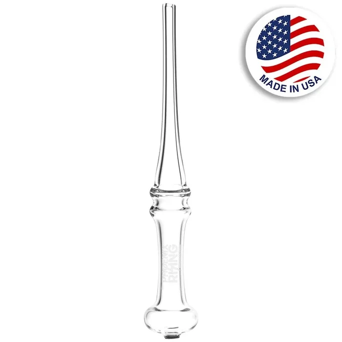 Phoenix Rising Double Ring Dab Straw