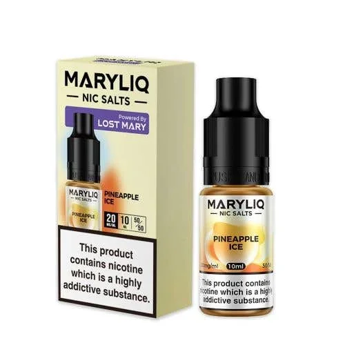 Pineapple Ice 10ml Nic Salt E-Liquid By Maryliq