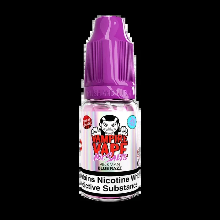 Pinkman Blue Razz Nic Salt by Vampire Vape 10ml