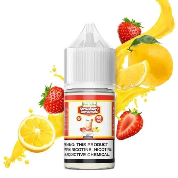 Pod Juice TFN Salt Nic – Strawberry Lemonade | 30ml