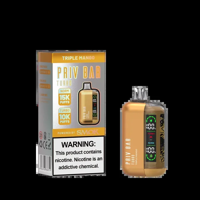 Priv Bar 15K Turbo – Triple Mango