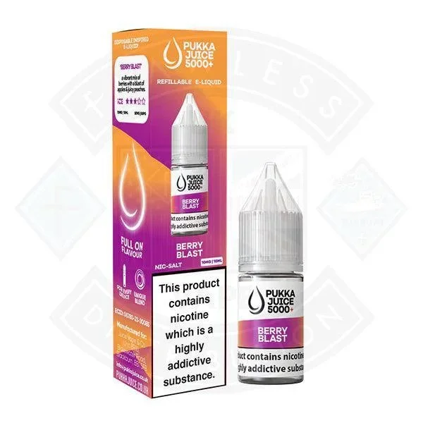 Pukka Juice 5000 Berry Blast Nic Salt 10ml