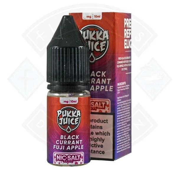 Pukka Juice Nic Salt Blackcurrant Fuji Apple 10ml E-liquid