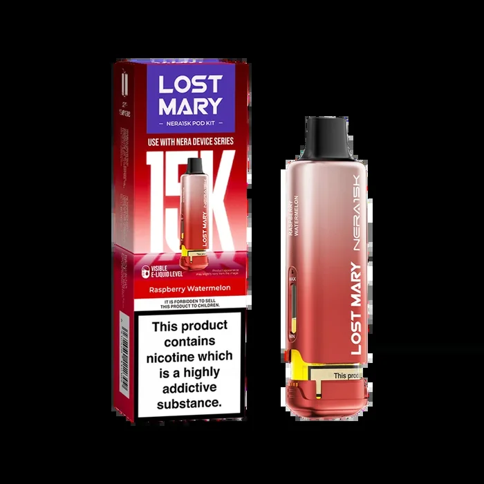 Raspberry Watermelon Lost Mary NERA15K Refill Pack
