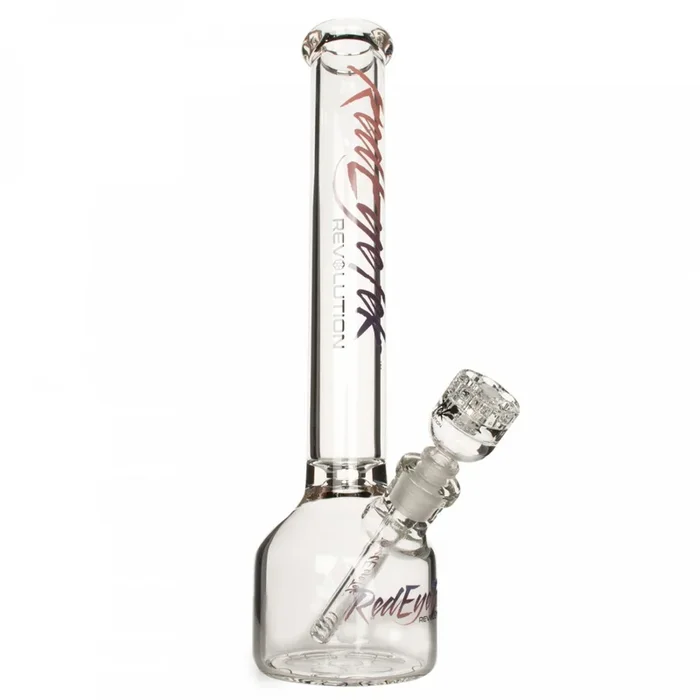 Red Eye Glass 17 ” Revolution Canteen Base Water Pipe