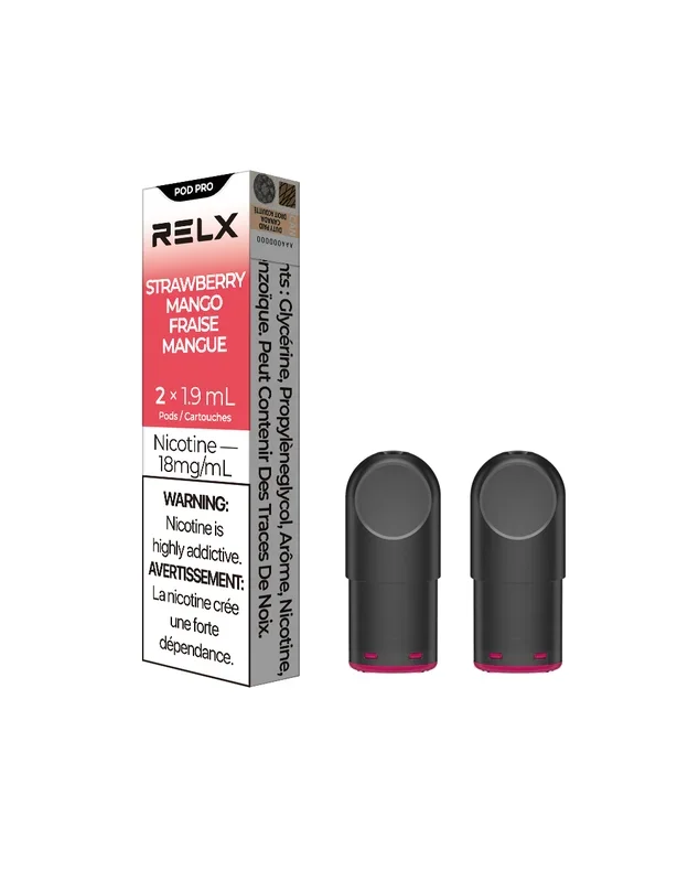 RELX Pods Pro – Strawberry Mango (2 Packs)