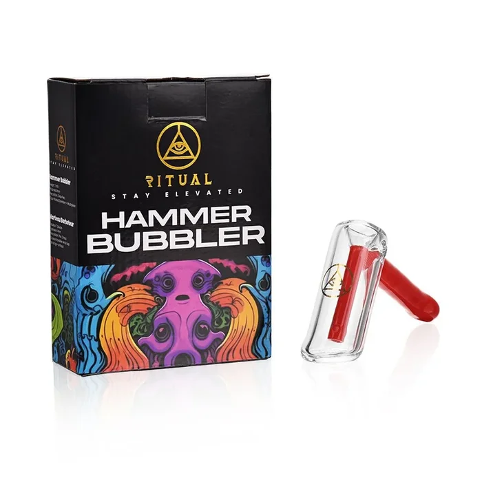 Ritual Smoke Hammer Bubbler Crimson
