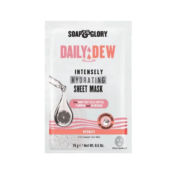 S&G Daily Dew Hydrating Sheet Mask 18g for Intense Moisturization