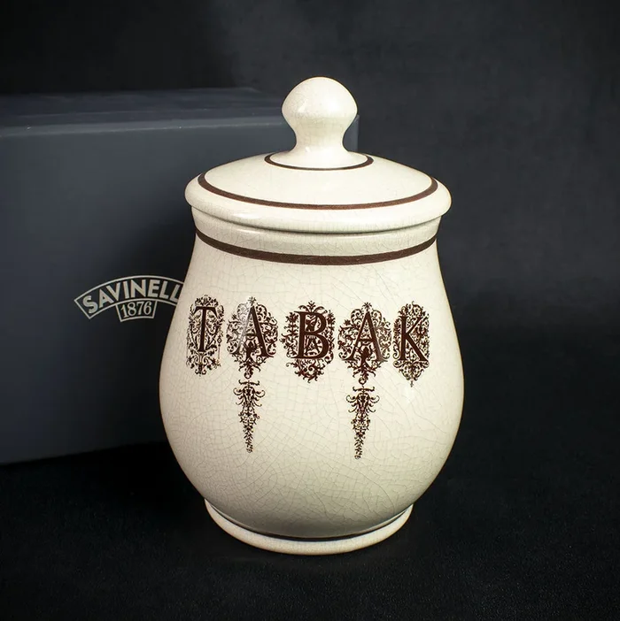 Savinelli Antico Ceramic Pipe Tobacco Jar – Tabak