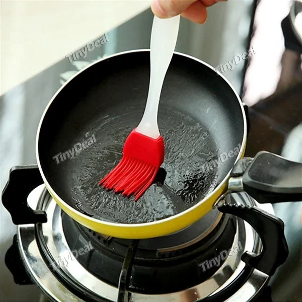 Silicone Basting & Pastry Brush for BBQ Meat, Cakes & Pastries – Assorted Color