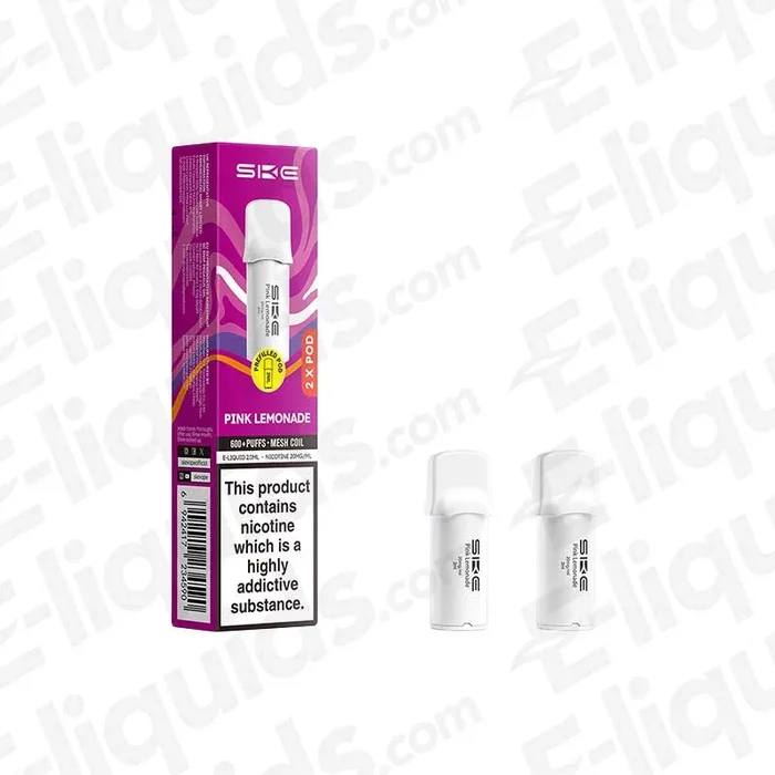 SKE 600 Pro Pink Lemonade Prefilled Pod (Pack of 2)