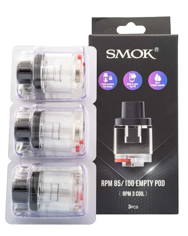 SMOK RPM 85/100 REPLACEMENT PODS – 3PK