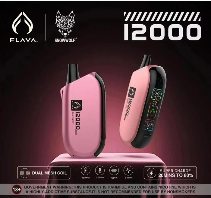 SNOWWOLF X FLAVA Disposable Vape 12000 Puffs Bulk Wholesale