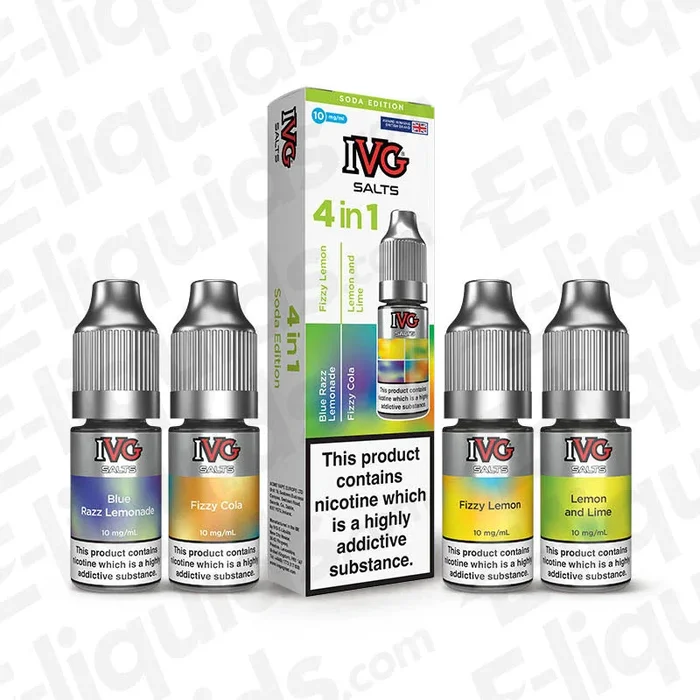 Soda Edition Nic Salt Vape Juice by IVG Salts