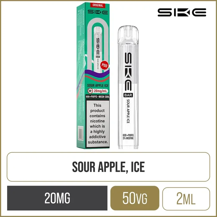 Sour Apple Ice SKE Crystal Bar Pod 2ml