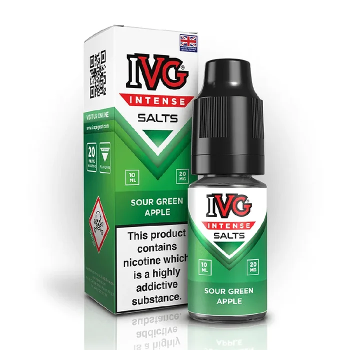 Sour Green Apple IVG Intense Salts E-Liquid