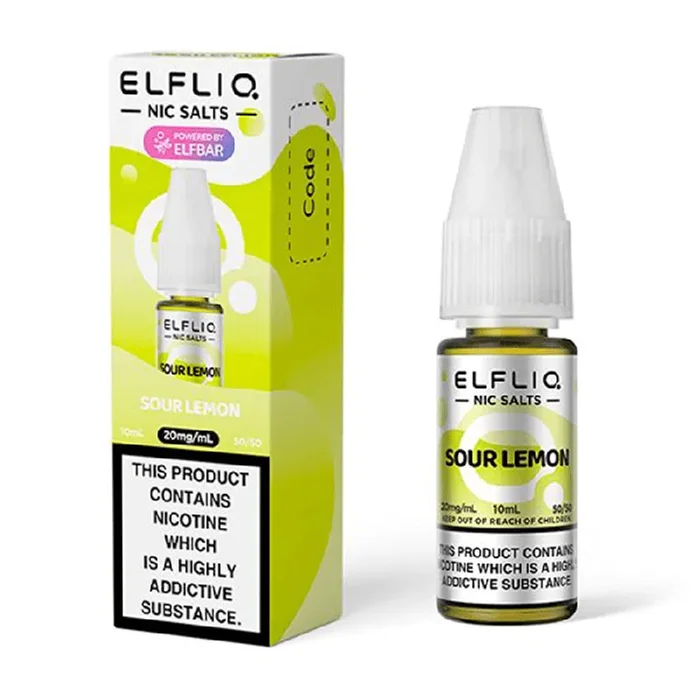 Sour Lemon Elfliq E-Liquid by Elf Bar