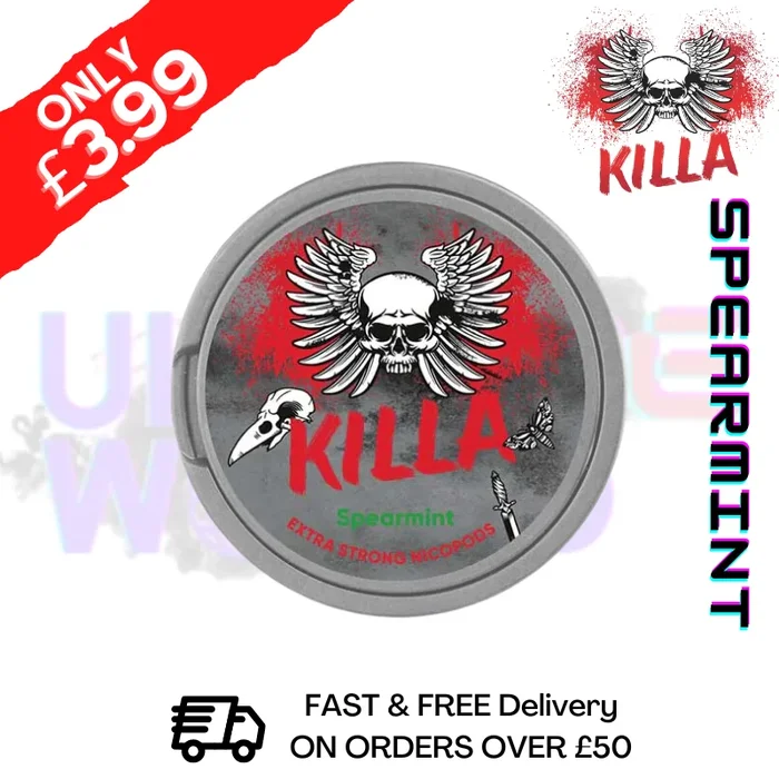 Spearmint Killa Nicotine Pouches NicoPod Nic Pouch (16.5mg)