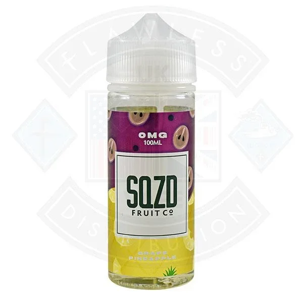 SQZD Grape Pineapple 0mg 100ml Shortfill