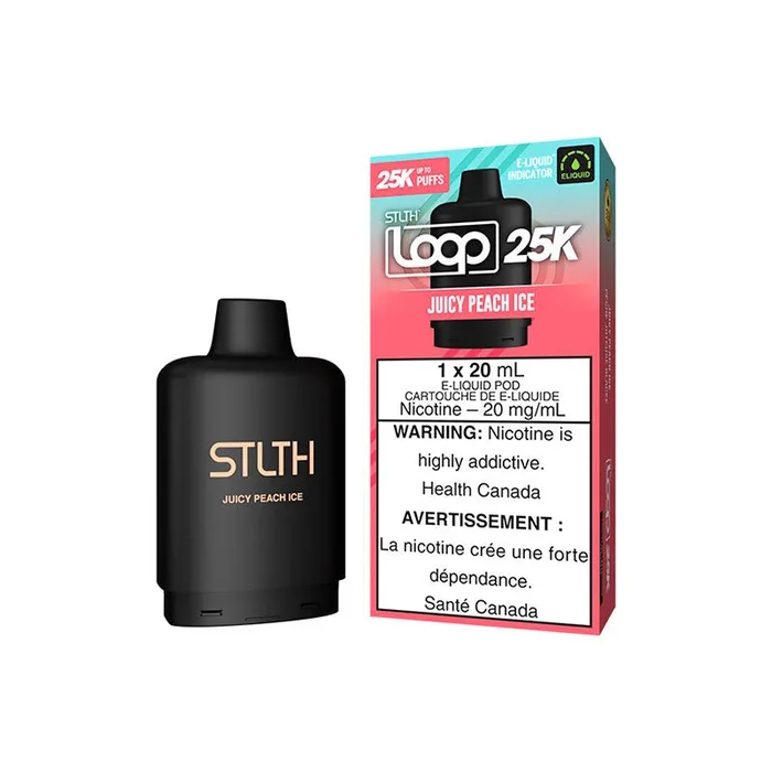 STLTH LOOP 25K Pod Pack – Juicy Peach Ice (MB)
