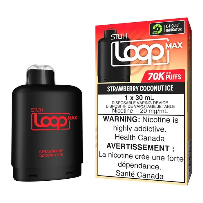 STLTH Loop Max E-Liquid Pod Pack – Strawberry Coconut Ice