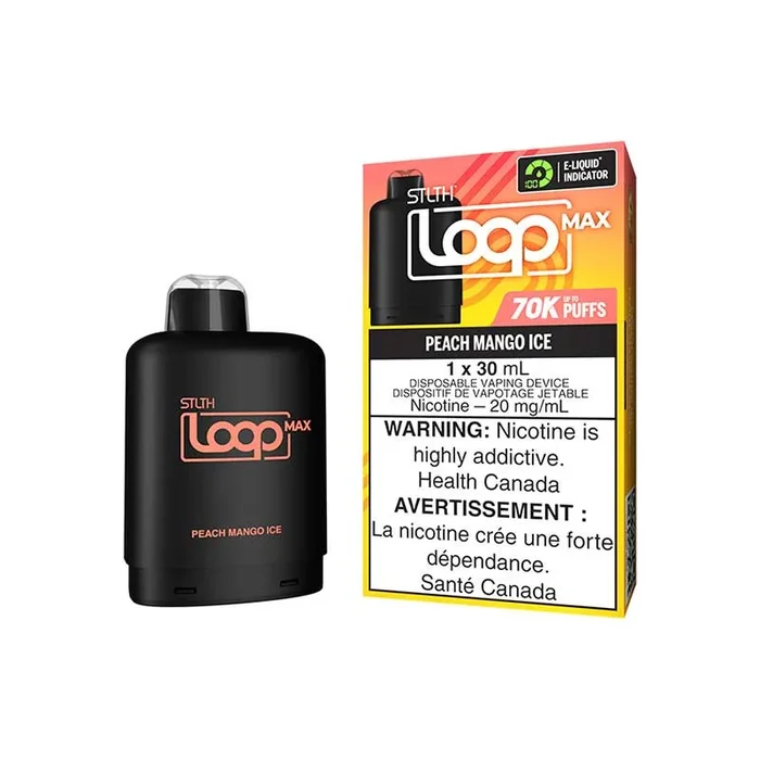 STLTH LOOP MAX Pod Pack – Peach Mango Ice (ON)