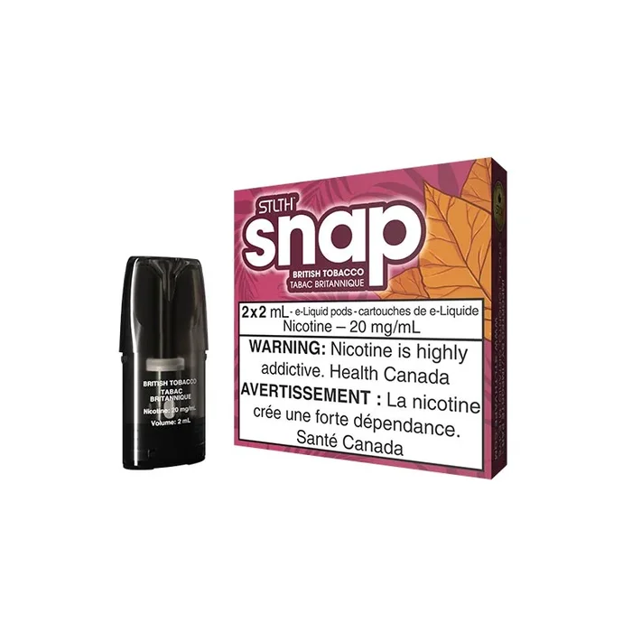 STLTH snap Pod Pack – British Tobacco