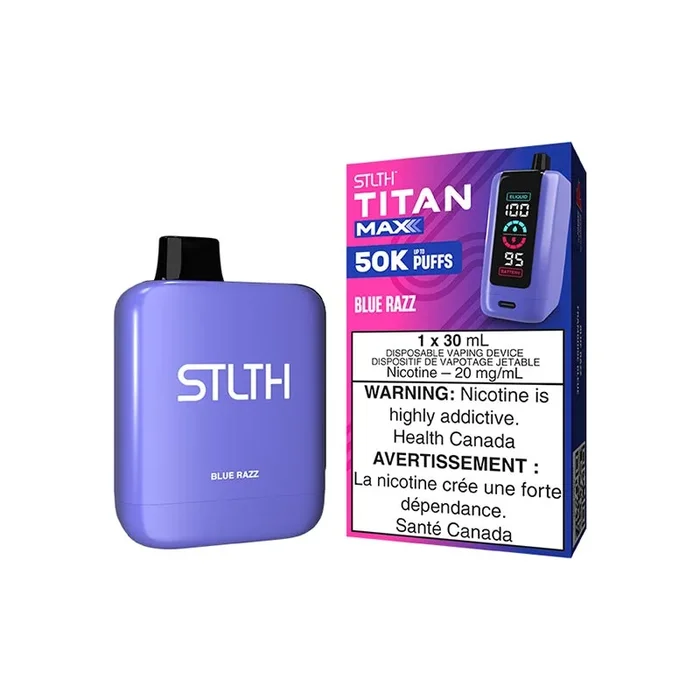 STLTH Titan Max Disposable – Blue Razz (AB)