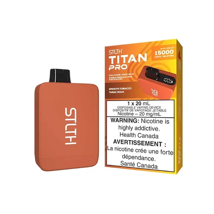 STLTH Titan PRO Disposable – Smooth Tobacco (NB)