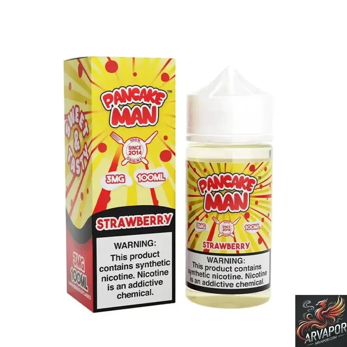 Strawberry – Pancake Man By Vape Breakfast Classics Syn Nic 100mL