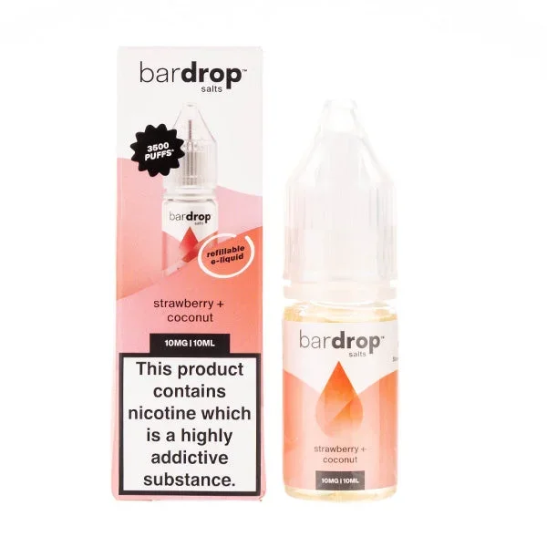 Strawberry Coconut Nic Salt E-liquid by Bar Drop