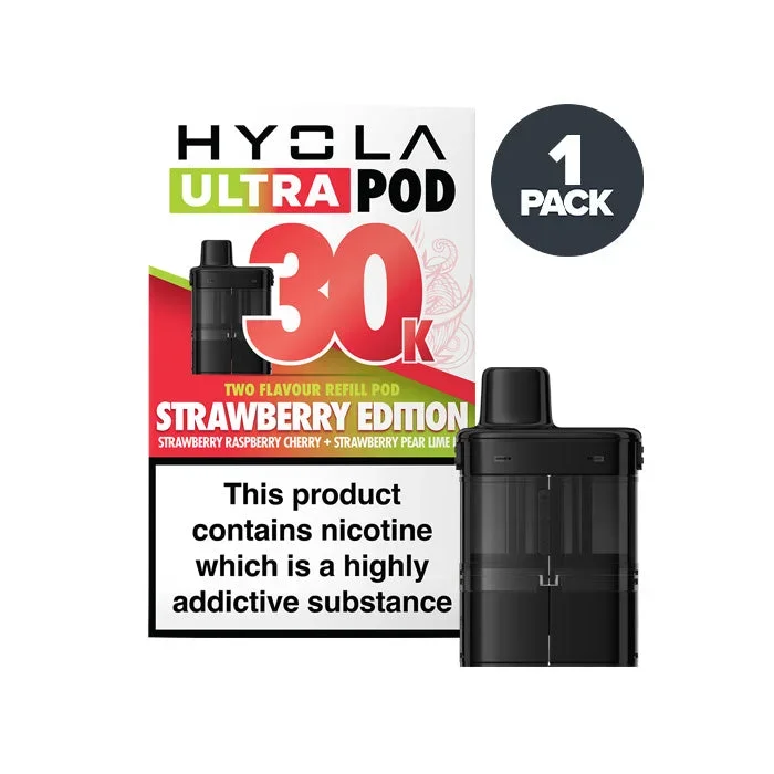 Strawberry Edition Hyola Ultra 30K Prefilled Pods