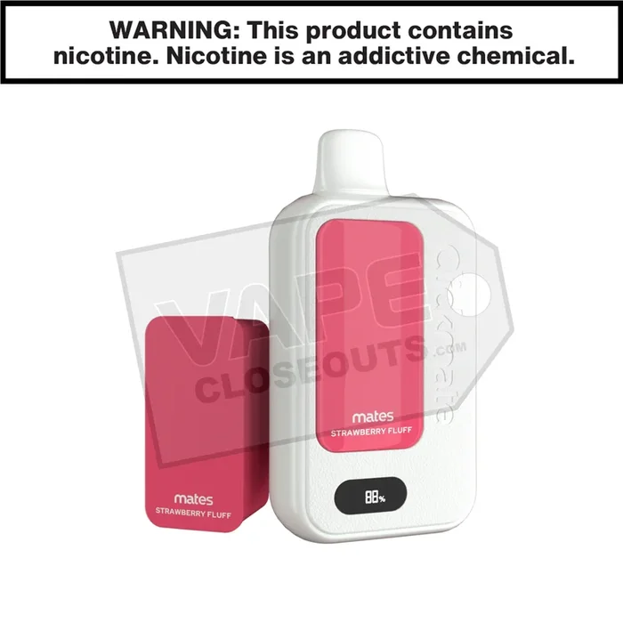 Strawberry Fluff 7 Daze Clickmate 15000 Disposable Vape Kit