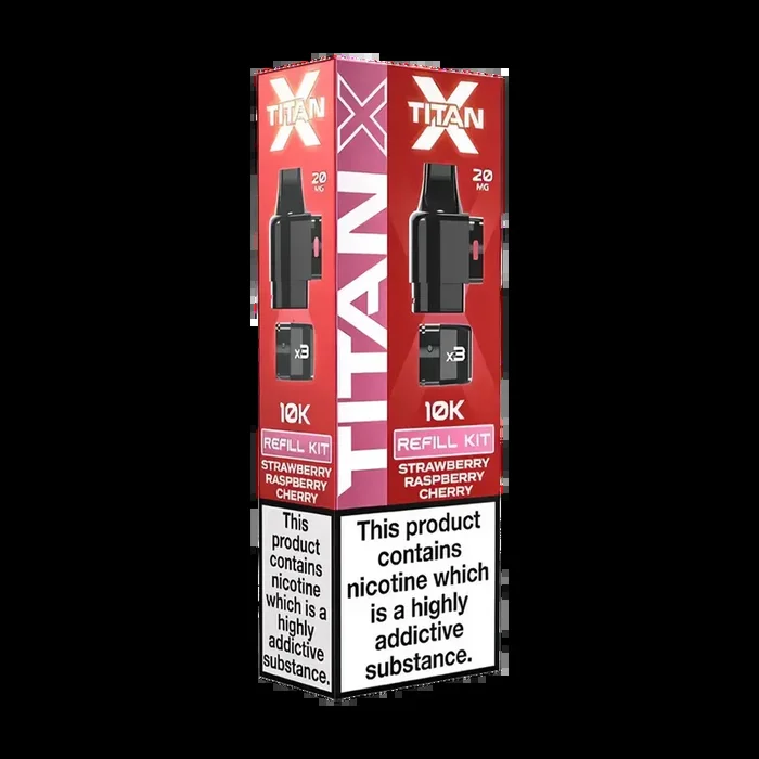Strawberry Raspberry Cherry Titan X Refill Pack