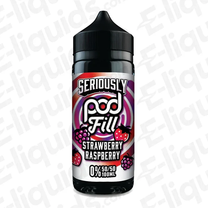 Strawberry Raspberry Seriously Podfill Shortfill Vape Juice by Doozy Vape Co
