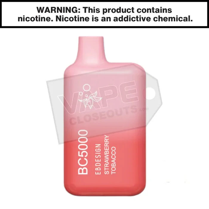 Strawberry Tobacco ELF BAR BC5000 EBDesign