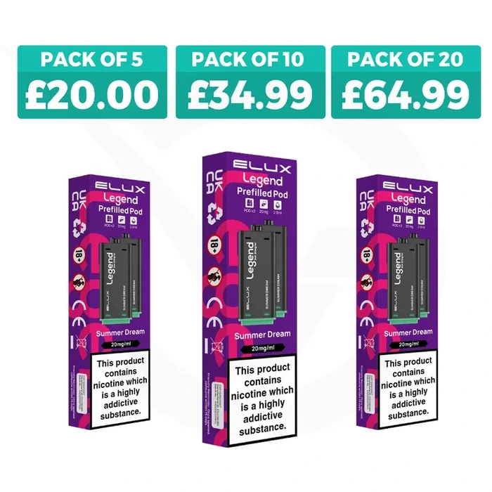 Summer Dream Elux Legend 1500 2in1 Prefilled Pods
