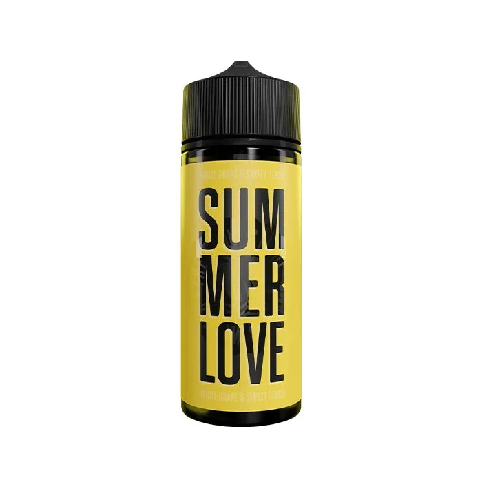 Summer Love 100ml Shortfill E-Liquid with White Grape and Sweet Peach Flavor