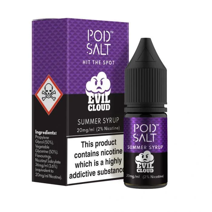 Summer Syrup Nicotine Salt by Pod Salt & Evil Cloud Fusions