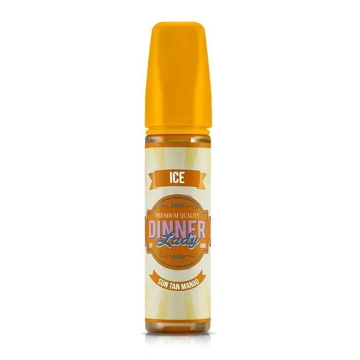 Sun Tan Mango Ice 50ml Shortfill E-Liquid By Dinner Lady