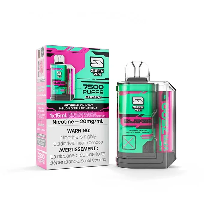 Super VPR 7500 Disposable – Watermelon Mint