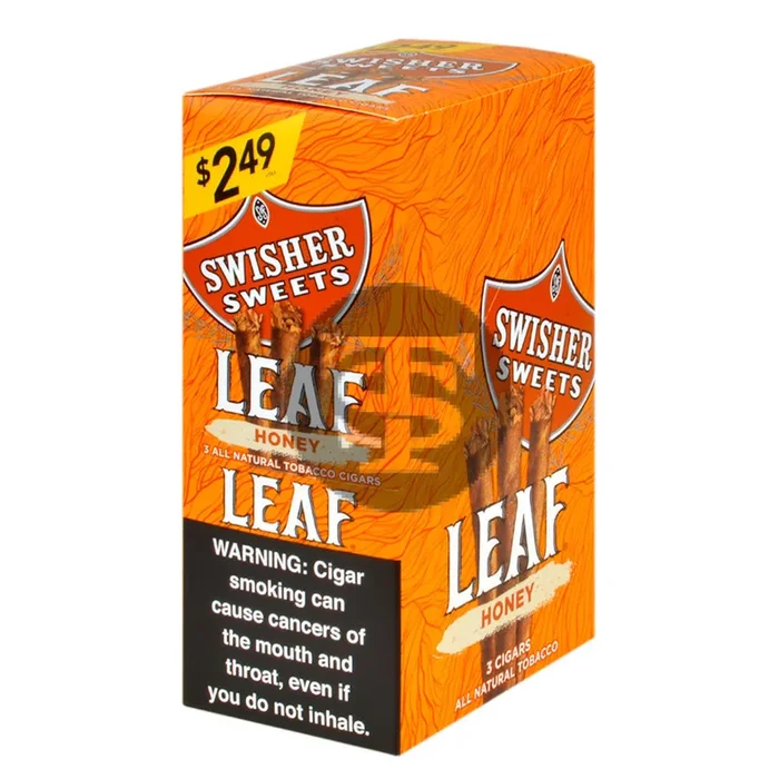 Swisher Sweets Leaf 3-Pack for $2.49, Pack of 30 Honey Flavored