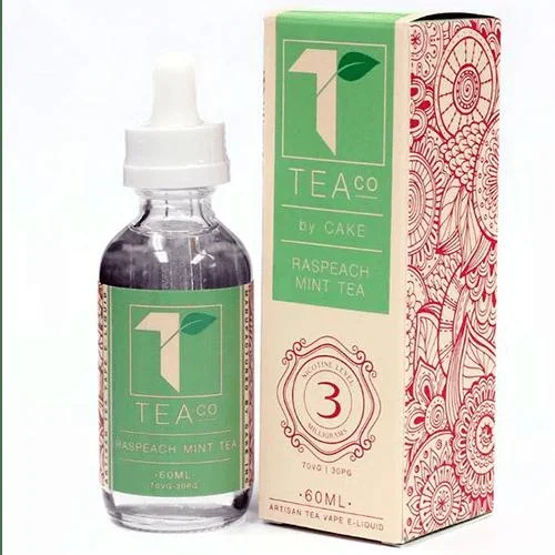 Tea Co. Eliquid – Raspeach Mint Tea