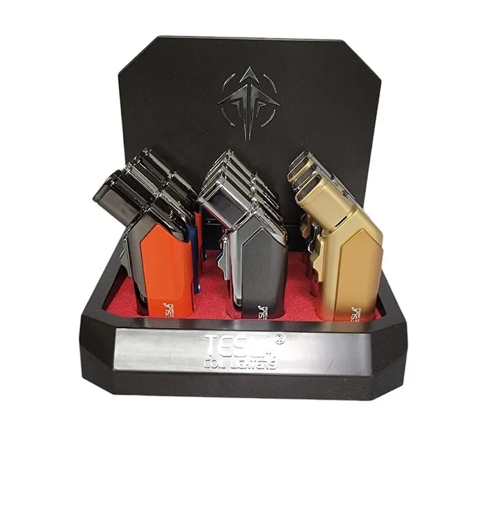 TESLA 4 Torch with 2 Tone Lighter Model# 61638 (12 Count Display)