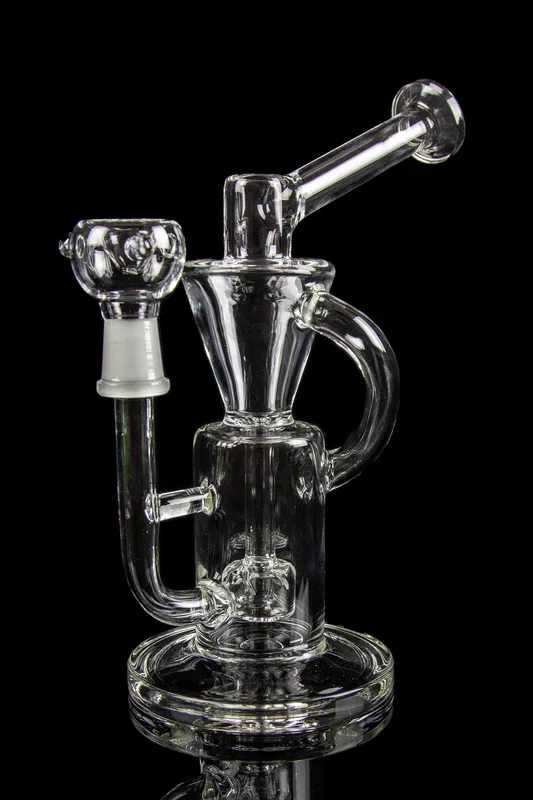 The “Honey Supply ” Hourglass Recycler Bong