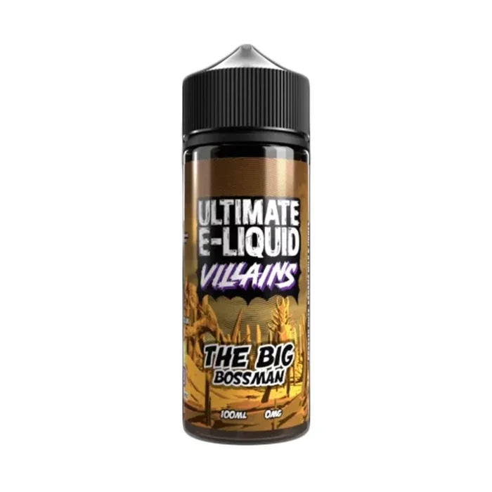 The Big Bossman Villains 100ml Shortfill E-Liquid by Ultimate Juice