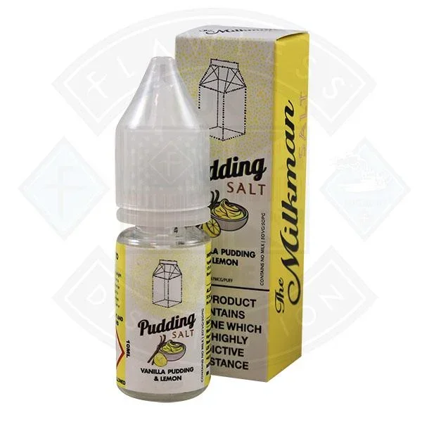 The Milkman Salt Pudding – Vanilla Pudding & Lemon 10ml