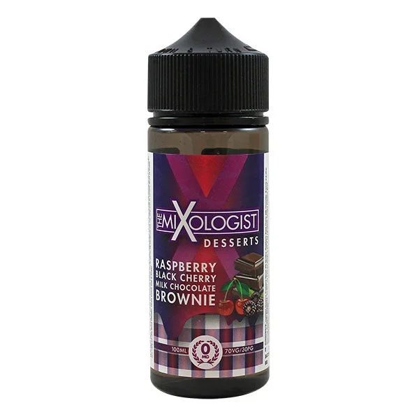 The Mixologist Desserts Raspberry Black Cherry Milk Chocolate Brownie 0mg 100ml Shortfill E-Liquid – Out Of Date