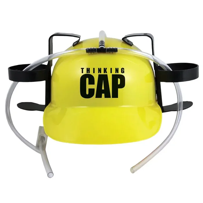 Thinking Cap 2-Can Hard Hat for Drinking